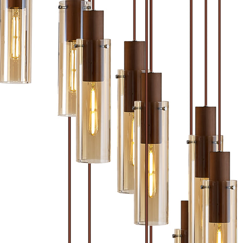 Brooks Slim Round Pendant 15 Light